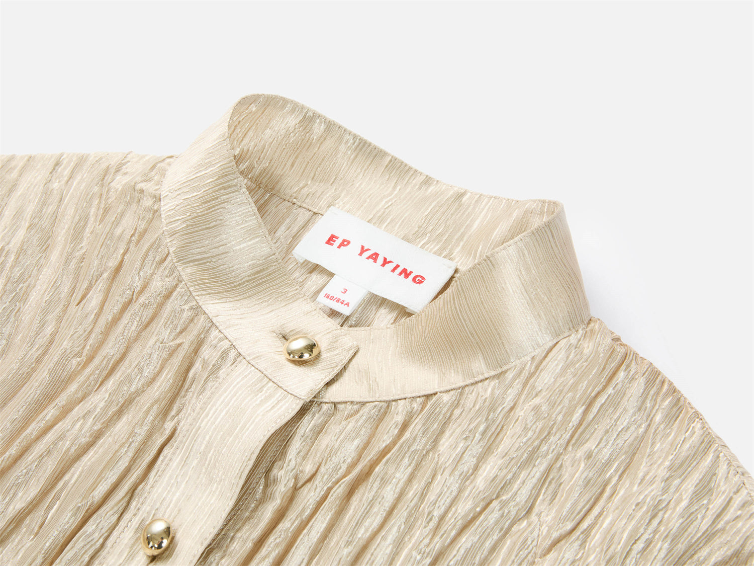 EP YAYING Waist-Cinching Slim-Fit Shirt EGKPA2236AE
