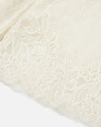 Soft Chunky Wool Jacquard Lace Knitted Top