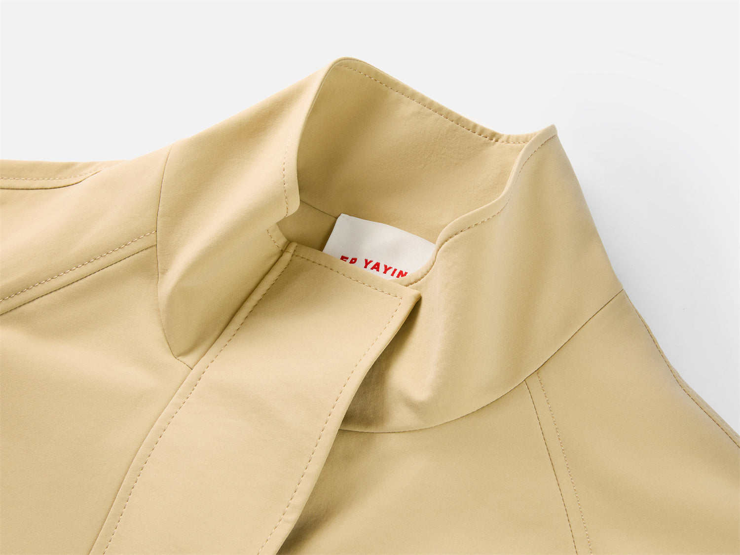 EP YAYING Stand Collar Belted Trench Coat EGKPA7302AE