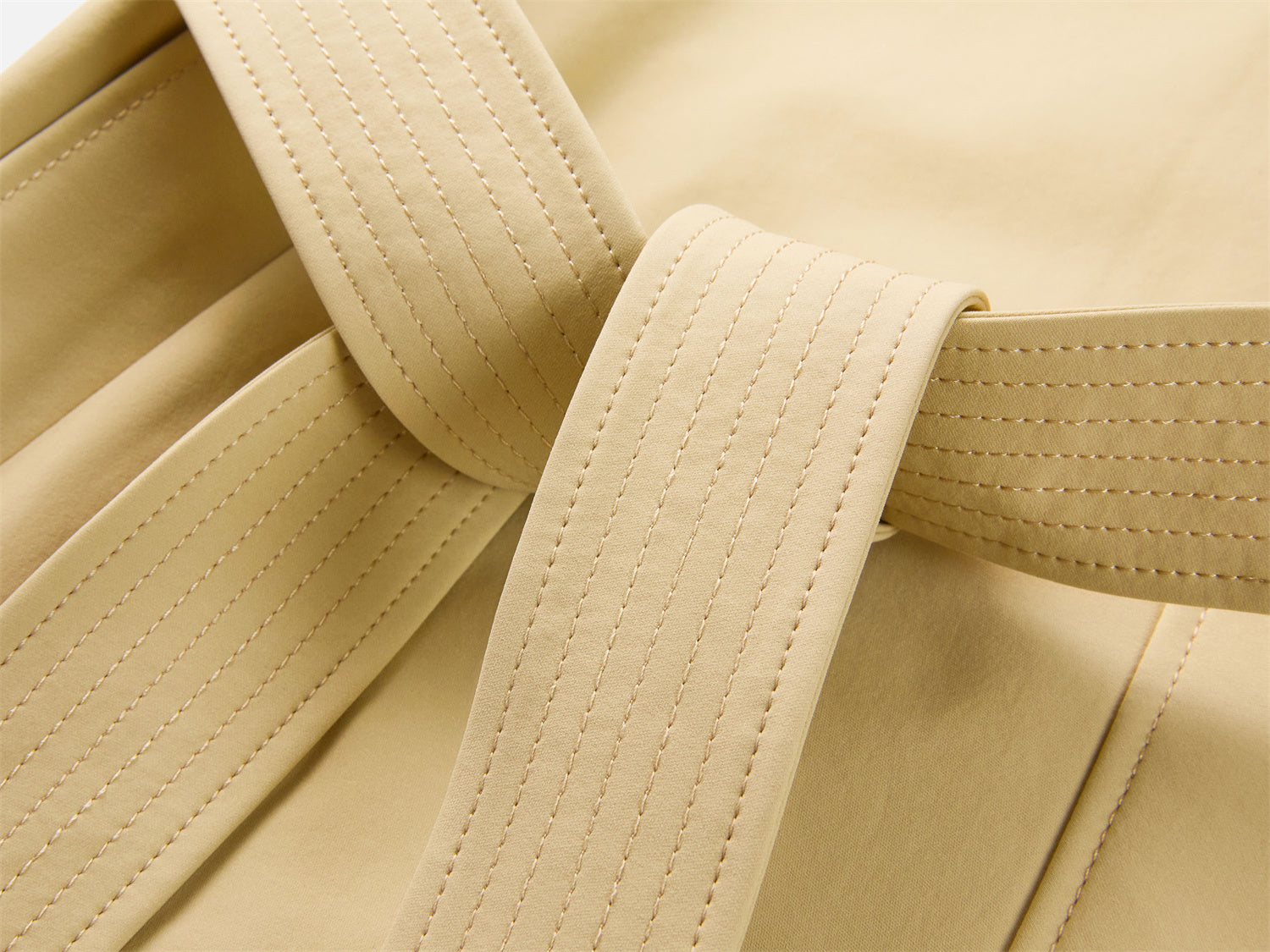 EP YAYING Stand Collar Belted Trench Coat EGKPA7302AE