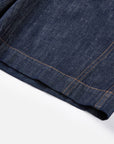 EP YAYING Linen-Lyocell High-Waist Wide-Leg Cropped Denim Pant