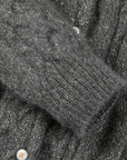 EP YAYING Mohair Knitted Cardigan
