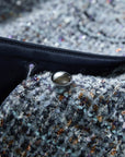 EP YAYING Blue-Grey Tweed Jacket