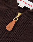 EP YAYING Cashmere Hooded Knitted Cardigan