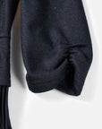 EP YAYING Blue V-Neck Pleated Dress