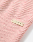 EP YAYING Full-Zip Lapel Ribbed Knit Cardigan