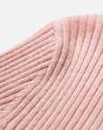 EP YAYING Light Color Cashmere Colorblock Trim Zip Pullover