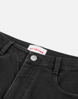 EP YAYING Black Straight Leg Pants