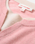EP YAYING Faux Two-Piece Knit Pullover