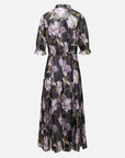 EP YAYING Silk Lantern Sleeve Dress EGKIS4613AP