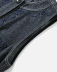 EP YAYING Blue Label Ruyi Embroidered Vest