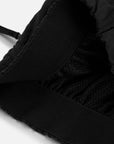 EP YAYING Technical Brushed Nylon Straight-Leg Wide-Leg Pants