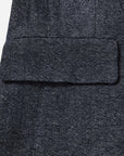 EP YAYING Stand-Collar Waisted Denim Vest
