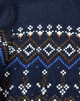 EP YAYING Folk Jacquard Cashmere Knit Cardigan