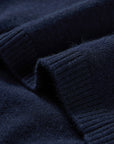 EP YAYING Folk Jacquard Funnel-Neck Cashmere Pullover