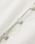 EP YAYING Lace-Splice Gathered High-Neck Blouse