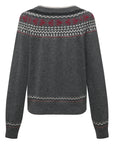 YAYING Ruyi Mountain Sea Jacquard Knit Cardigan