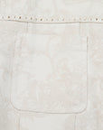 YAYING White Short Sleeve Button Shirt