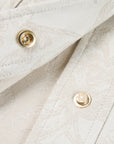 YAYING White Short Sleeve Button Shirt