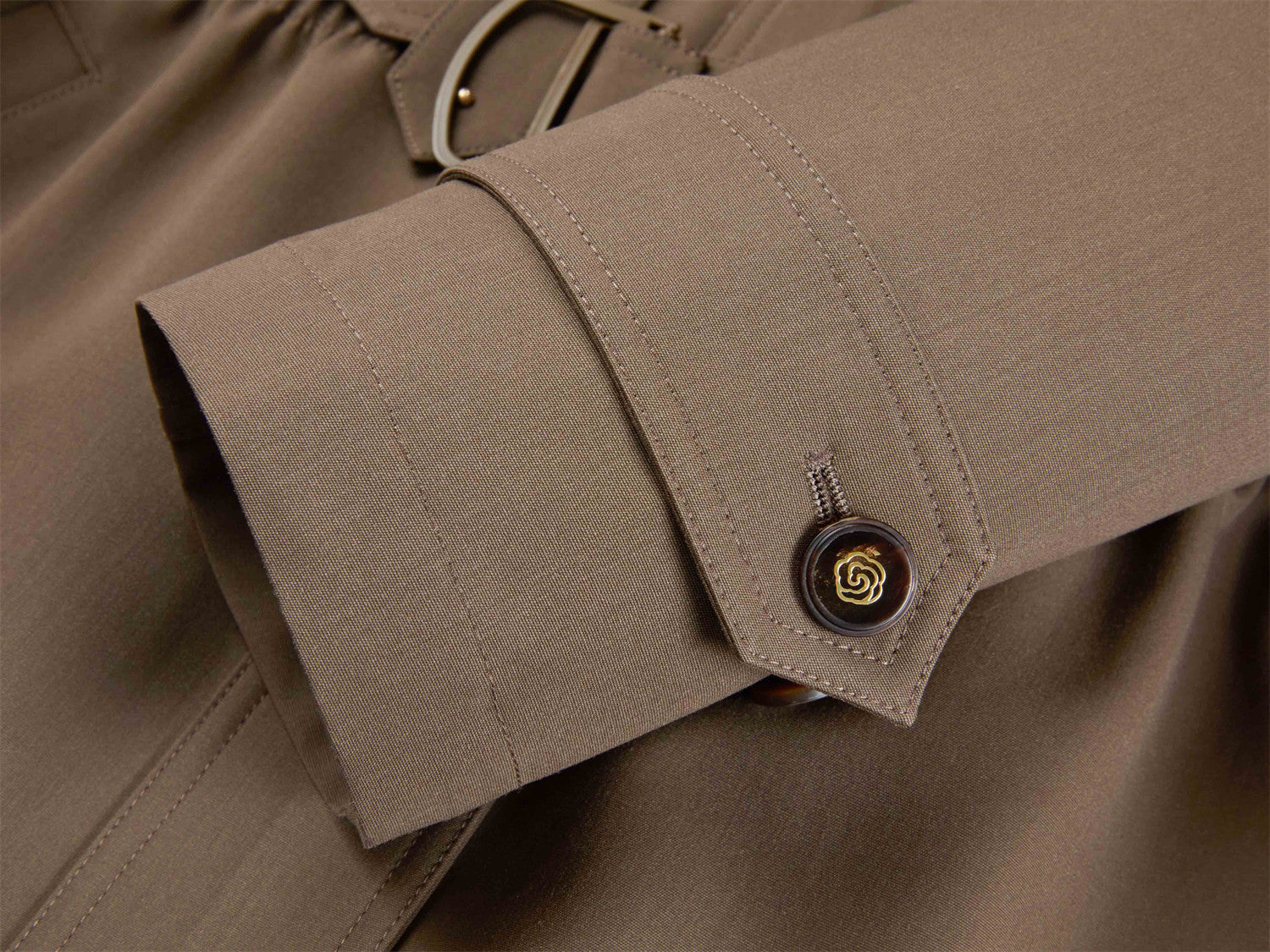 YAYING Sleek Wool Trench Coat EPKAW7201AK