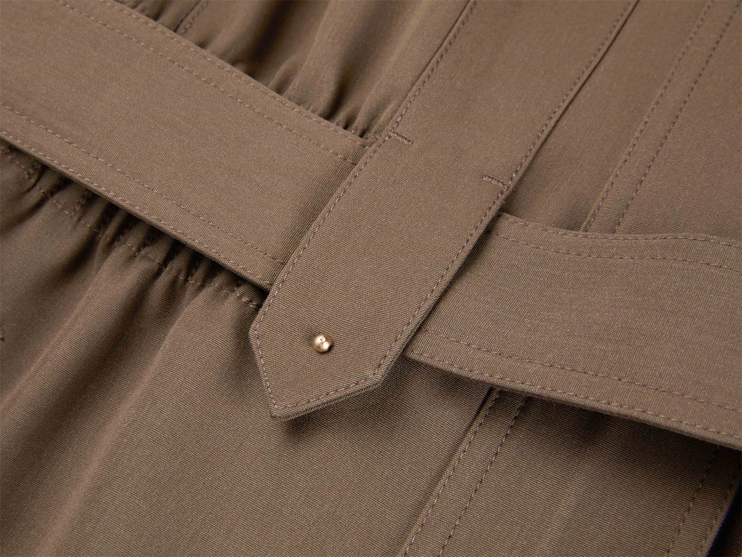 YAYING Sleek Wool Trench Coat EPKAW7201AK