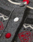 YAYING Ruyi Mountain Sea Jacquard Knit Cardigan