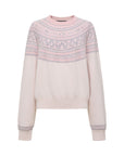 EP YAYING High-Waist Wide-Leg Embroidered Wool Trousers