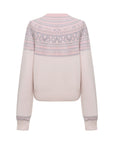 EP YAYING High-Waist Wide-Leg Embroidered Wool Trousers