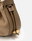 EP YAYING Matte Cowhide Bucket Bag (Small)