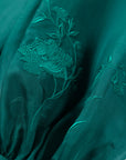 EP YAYING Green Sheer Blouse
