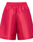 YAYING Red Drawstring Shorts