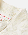 EP YAYING Mulberry Silk Wool Jacquard Blazer Coat
