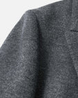 EP YAYING Honeycomb Knit Waisted Fitted Blazer