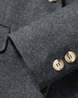 EP YAYING Honeycomb Knit Waisted Fitted Blazer