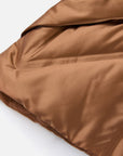 EP YAYING Brown Fitted Puffer Jacket