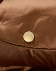 EP YAYING Brown Fitted Puffer Jacket