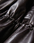 EP YAYING Vintage Sleek Leather Jacket