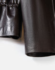 EP YAYING Vintage Sleek Leather Jacket