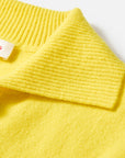 EP YAYING Stand Collar Cashmere Polo Sweater