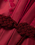 YAYING Red Waist Tie Jacket