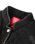 EP YAYING Black Textured Jacket