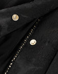 EP YAYING Black Textured Jacket