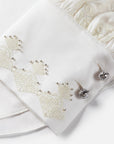 EP YAYING Embellished Silk Blouse