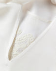 EP YAYING Embellished Silk Blouse