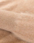 YAYING Beige Floral Knit Sweater