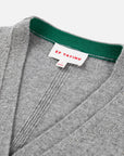 EP YAYING Wool Cashmere V-Neck Sequin Knit Cardigan Sweater