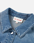 EP YAYING Vintage Cotton Denim Vest