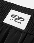EP YAYING Satin Contrast Wide Leg Pants