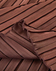YAYING Pleated Waist-Cinched Dress