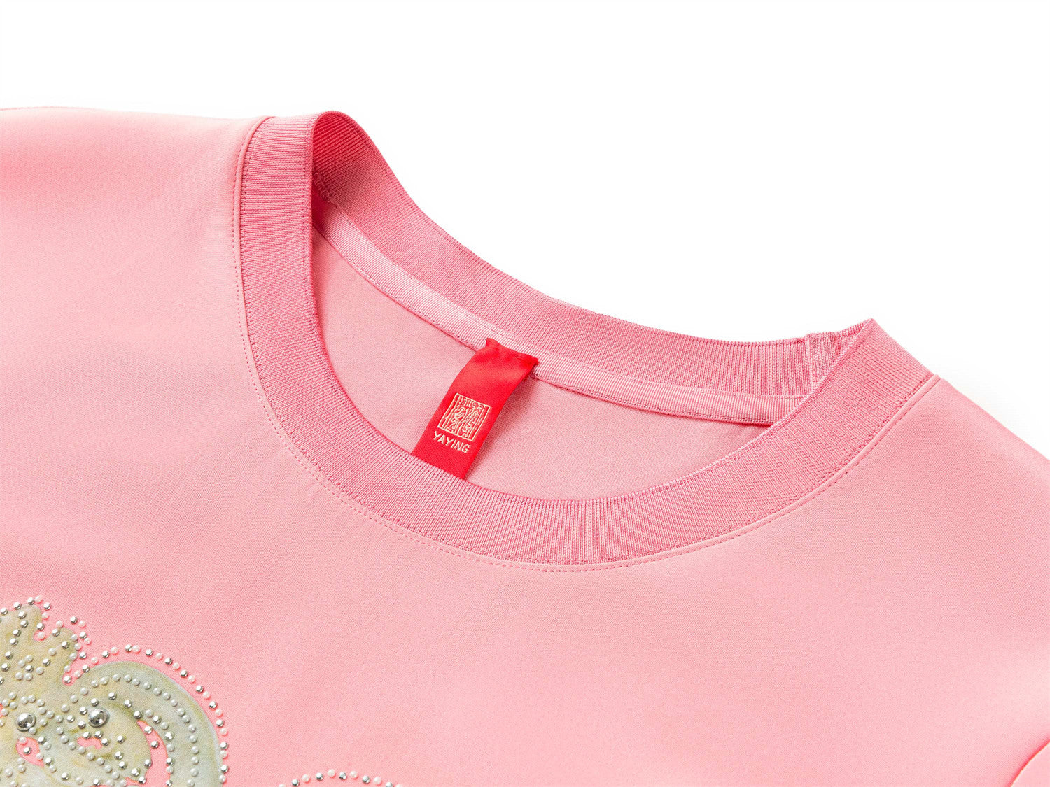 YAYING Triacetate Straight-Shoulder T-Shirt